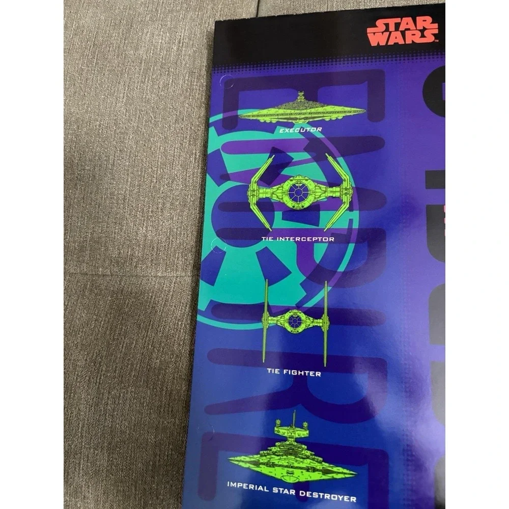Vtg 1996 NOS Mead Star Wars 12x9 Portfolio School 4 Folder Lot read UNPUNCHED